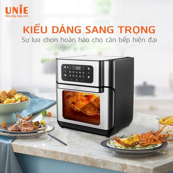 Nồi chiên không dầu Unie UE 1000 thiết kế sang trọng